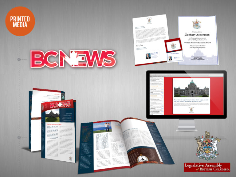 BCNews, Promotional material for BC Legislative Assembly